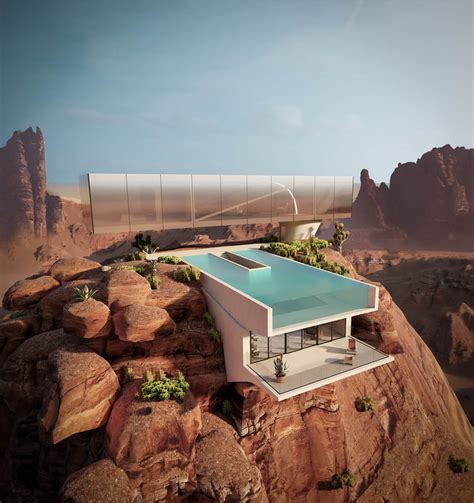 Oasis House in Wadi Al Disah, Saudi Arab|Visualization