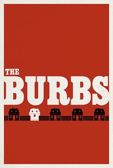 "The Burbs" Poster for Sale by Matt Owen | Film posters minimalist, The ...