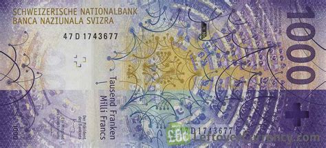 1000 Swiss Francs banknote (9th Series) - Exchange yours for cash