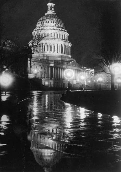 Capitol By Night Photograph by Evening Standard