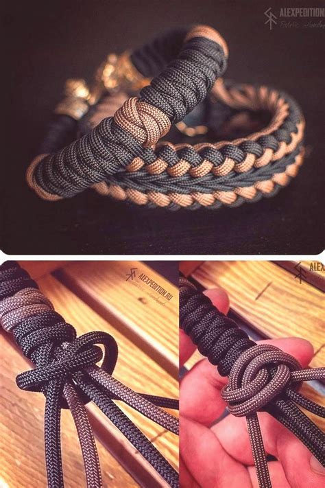 Brown Bear 2019 Paracord bracelet with Exclusive bronze buckle | Paracord bracelet patterns ...