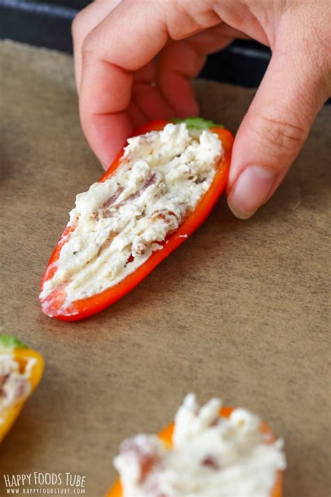 Sweet Pepper Poppers Recipe - Happy Foods Tube