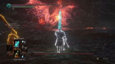 DS3 - Demon Prince fight with "Crimson Bat" BGM (2nd phase) - YouTube