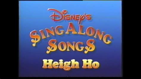 Disney sing along songs heigh ho part 1 - logihisaX