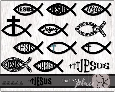 Jesus Fish SVG Jesus SVG Faith SVG Christ Svg Cricut - Etsy