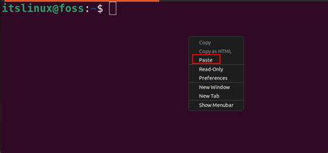 How to Copy Paste in Linux Terminal | A Beginners Guide – Its Linux FOSS