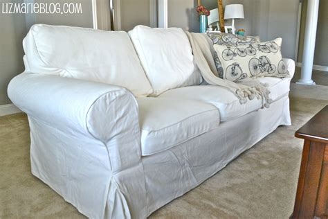 New White Slipcover Ikea Couches | White slipcovers, White couch cover, White slipcover couch