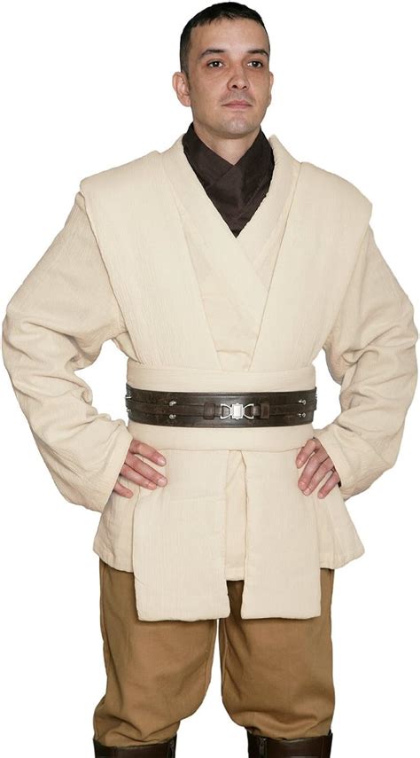 Amazon.com: Jedi-Robe - Men's Costume Tunic Set - Compatible with OBI Wan Kenobi Star Wars ...