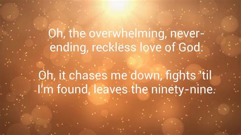 Reckless Love of God Cover - YouTube