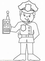 Police officer coloring Pages To Download And Print For Free sketch template