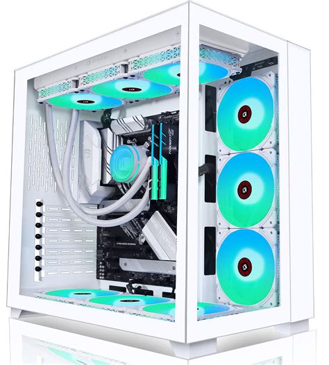 KEDIERS PC Case - ATX Tower Tempered Glass Gaming Computer Case with 9 ...