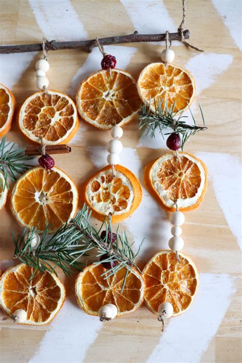 How to Make Dried Orange Slice Garland » Homemade Heather