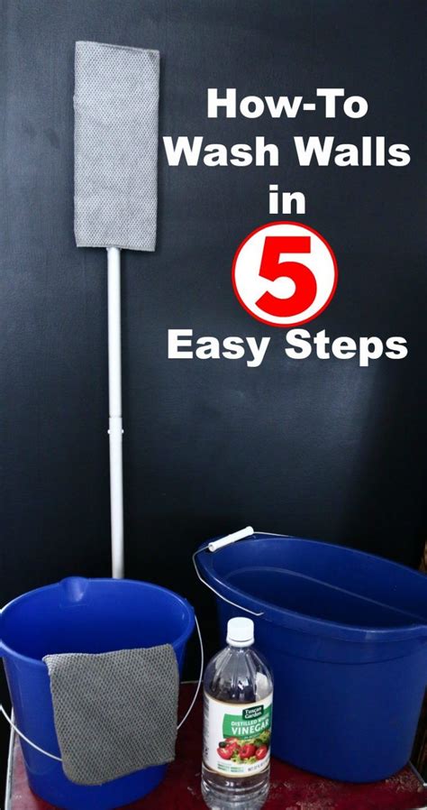 How to Clean Walls Fast and Easy | Spring cleaning, House cleaning tips, Cleaning hacks