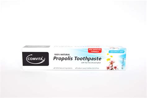 Comvita Natural Propolis Toothpaste Is A Great Tasting, 100% Natural Alternative Which Helps To ...