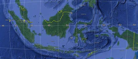 BELAJAR SISTIM INFORMASI GEOGRAFIS Nomor Zone Proyeksi UTM untuk Indonesia