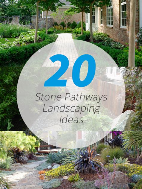 20 Stone Pathways Landscaping Ideas for Your Garden | Home Design Lover