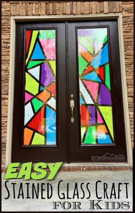 Stained Glass Window Craft for Kids: Easy Fun Art Project