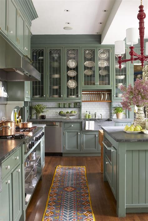 35 Green Kitchen Cabinet Ideas for the Freshest Cooking Space Ever in ...