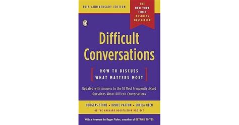 Difficult Conversations: How to Discuss What Matters Most by Douglas Stone