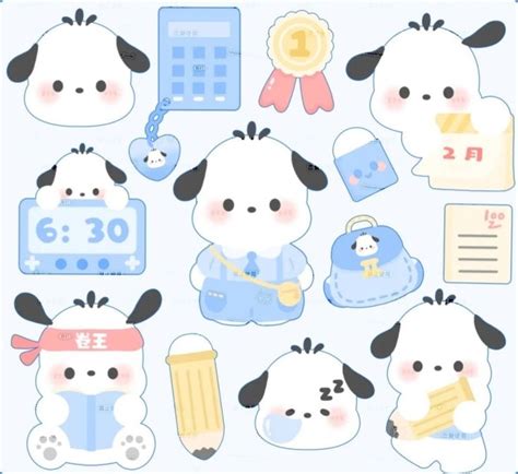 Pochacco 💗 | Cute doodles, Cute stickers, Cute cartoon wallpapers