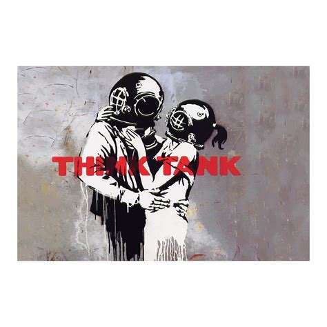 Blur Think Tank Album Cover (18"W x 26"H x 0.75"D) - Banksy - Touch of ...