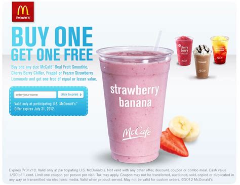 McDonald's BOGO Free McCafe Printable Coupon + Rewards Card - al.com