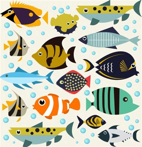 Cartoon Fish Background Images - SEA AND FISH