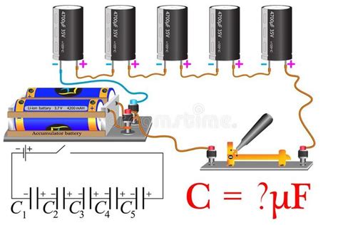 The physical problem, the electrical circuit of the series connection ...