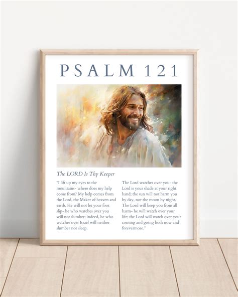 Psalm 121 Wall Art - Jesus Artworks