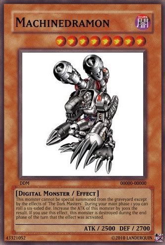 Yu-Gi-Oh - Machinedramon by LanderQuin on DeviantArt