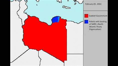 The First Libyan Civil War of 2011: Every Day - YouTube