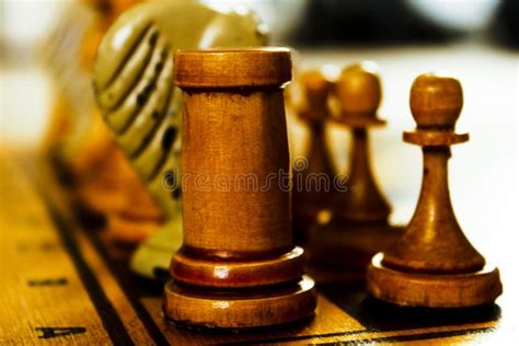 Old Chess Pieces on the Board Stock Photo - Image of hobby, game: 131857370