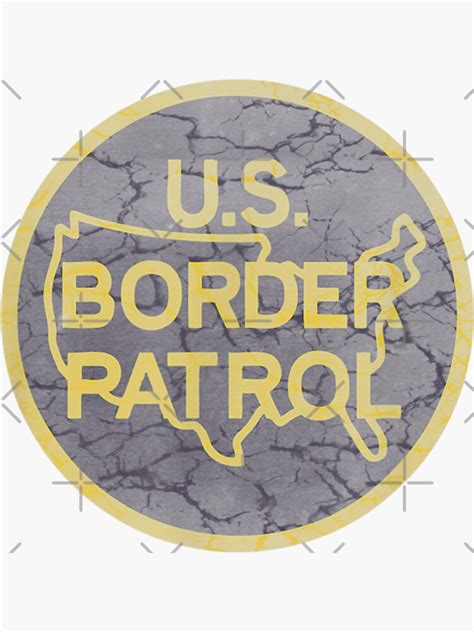 "US BORDER PATROL LOGO" Sticker for Sale by EdmundoAguiar | Redbubble