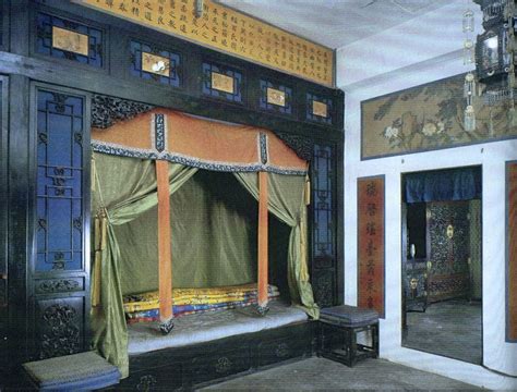 View of a bedroom in the Forbidden City Palace Museum. | China ...