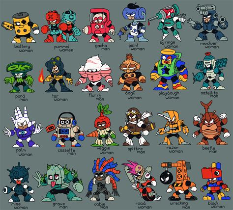 welcome to SPLENDID LAND, the complete collection of 24 megaman robot...