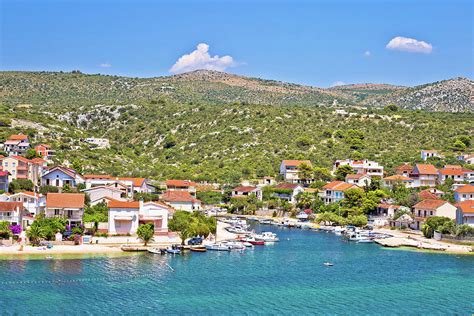 Rogoznica beach and coastline view in Podglavica Photograph by Brch ...