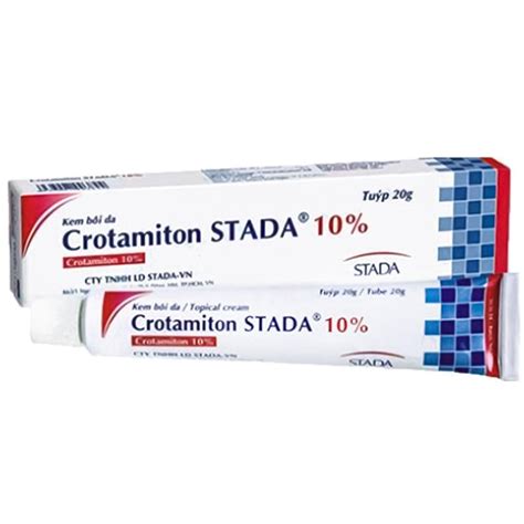 Crotamiton Stada 10% hộp 20g trị ghẻ, ngứa