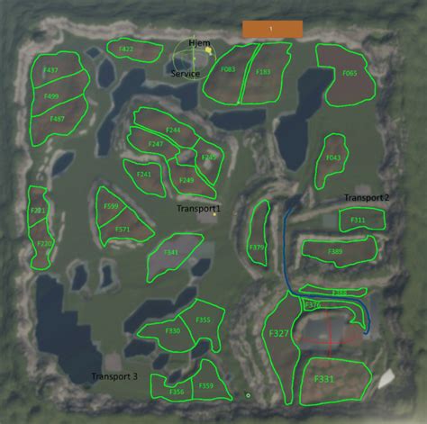 Map NorskSkog - Forestry Map - FS 25 modding - LS25 Mod download!