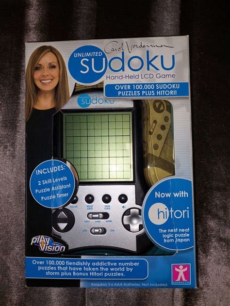 Carol Vorderman Unlimited Sudoku Hand Held LCD Game for sale online | eBay