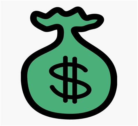 Money Sign Money Bag Icon Vector Clip Art - Money Signs Clip Art, HD ...