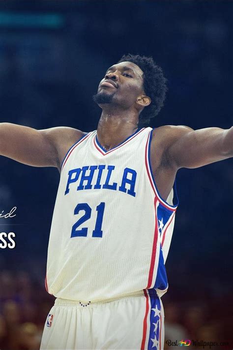 Joel embiid trust the process lettering HD wallpaper download