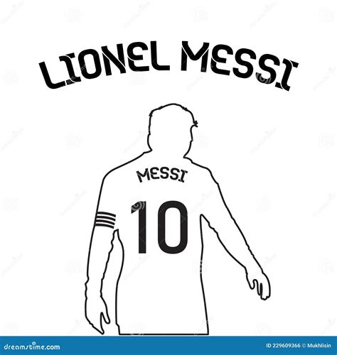 Illustration Lionel Messi, The New PSG Editorial Photo | CartoonDealer ...