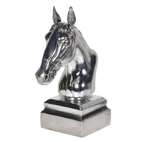 Silver Horse Head On Base - Freitaslaf Net LTD | Silver horse head ...