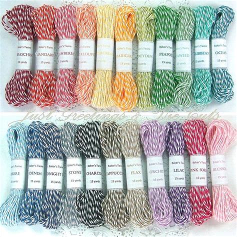 Baker's Twine The Twinery 75 yards 5 Colors by JustGreetings, $8.10 ...