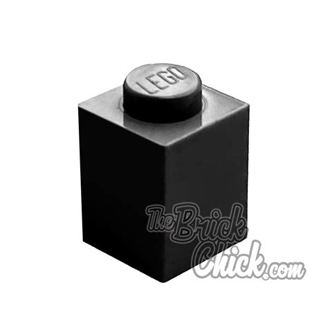 Brick 1x1 Black - The Brick Chick