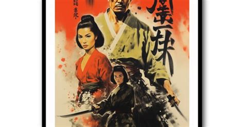 Samurai Vintage Movie Poster