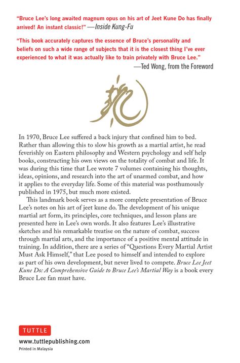 Bruce Lee Jeet Kune Do (9780804851237) - Tuttle Publishing