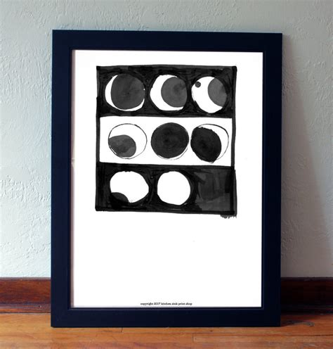 Moon Phases Print, Moon Poster, Moon Phase Poster, Lunar Phases Print ...