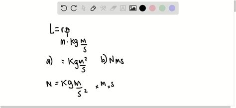 SOLVED:Express the units of angular momentum (a) using only the fundamental units kilogram ...