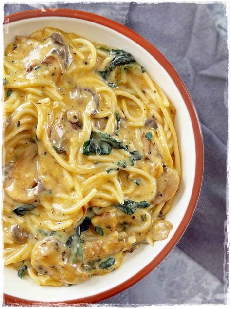 Vegan Cheesy Mushroom Pasta Plant-Based Comfort Food | Planted365